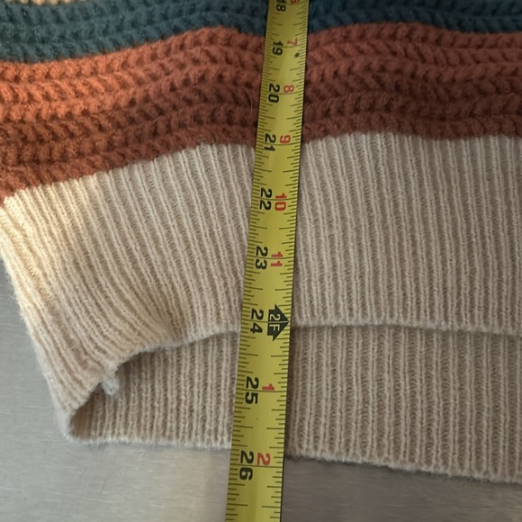 Altard state oversized round neck striped sweater size M/L - Picture 7 of 7